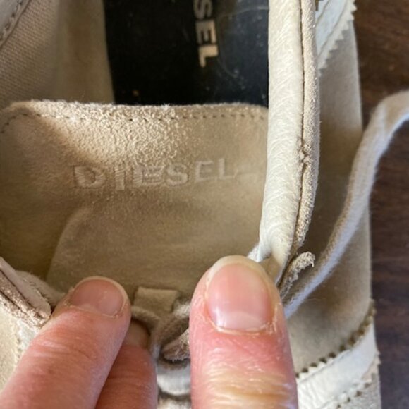 HTF Diesel Beat Ween Low Men\'s Sz 12 Happy Hours Sneakers‎ Almond color EUC main image 6